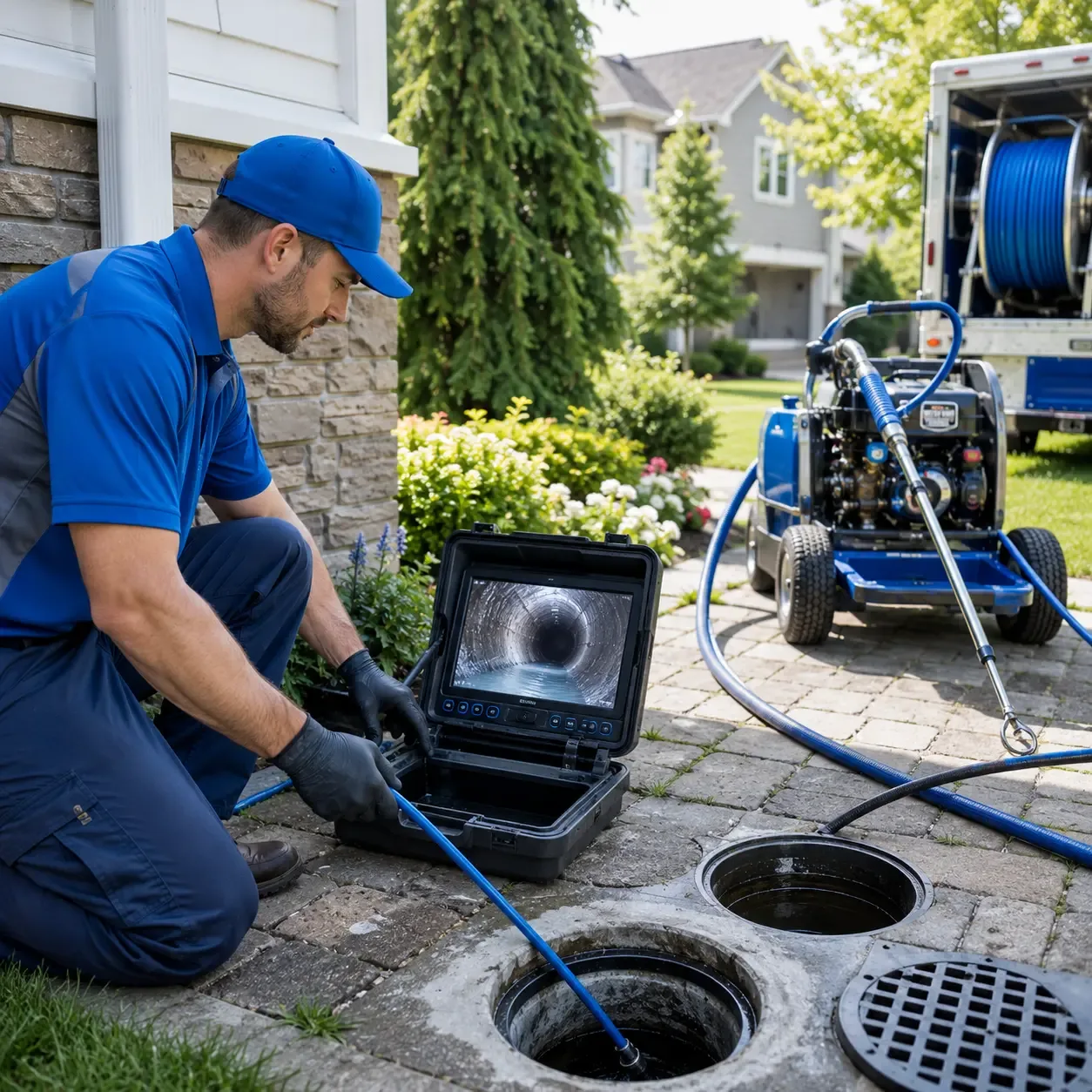 Outdoor drain cleaning professionals serving Lovington, IL